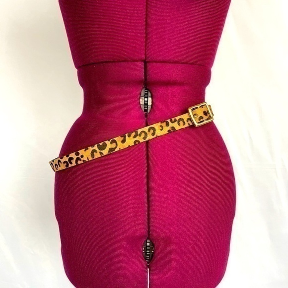 Target Animal Print Leather Belt size M